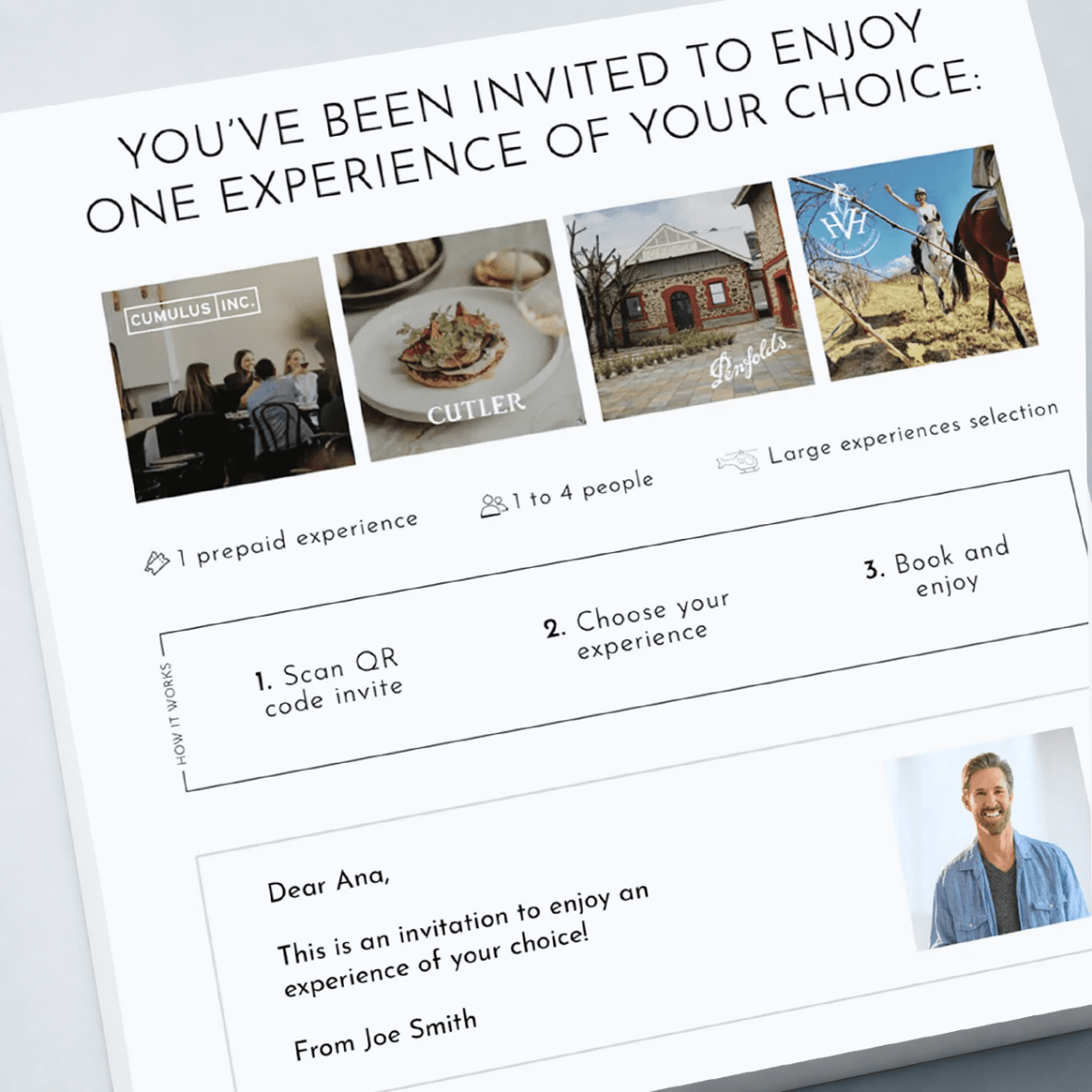 Inspire - Experience Portfolio for business - We Wander